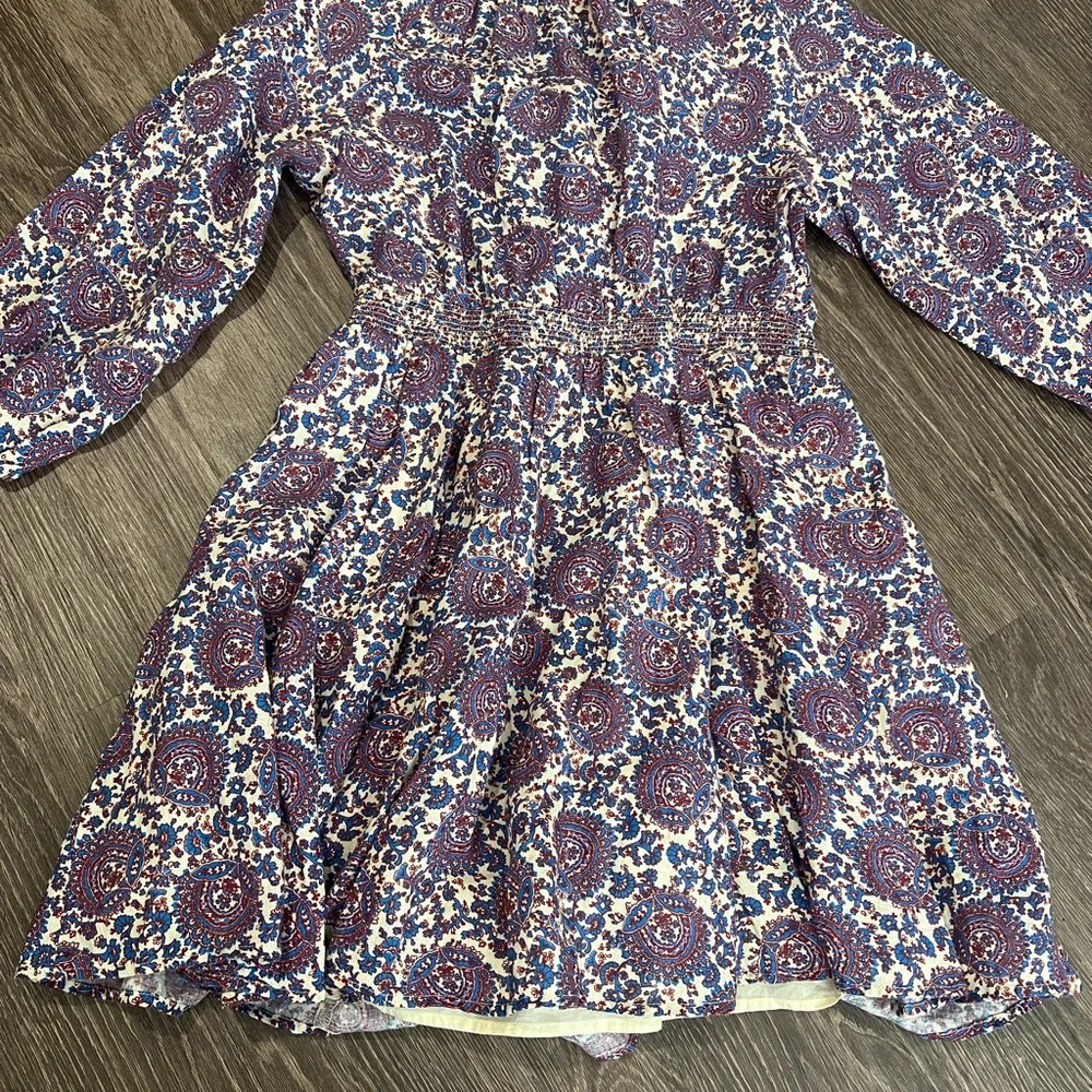 NWT J. Crew Palermo smocked-waist mini dress in floral bouquet linen - Picture 11 of 11